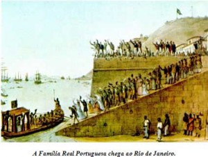 A Família Real Portuguesa chega ao Rio de Janeiro, site gabriellyekarina.wikispaces.com