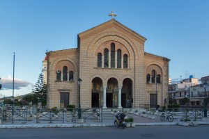  Cathedral of Saint Dionysios in Zakynthos City, Greece