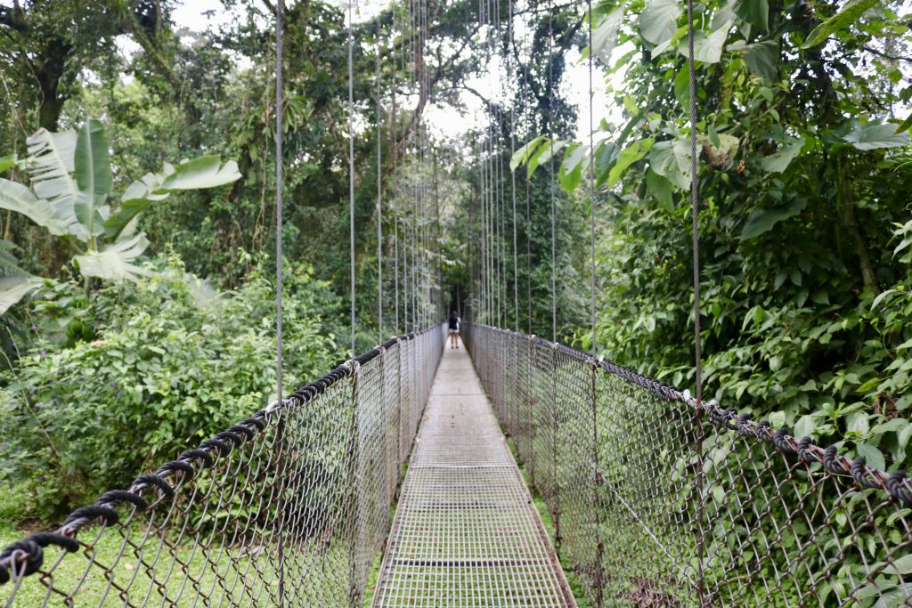Ponte suspensa do Místico Arenal Parque das Pontes Suspensas, Costa Rica
