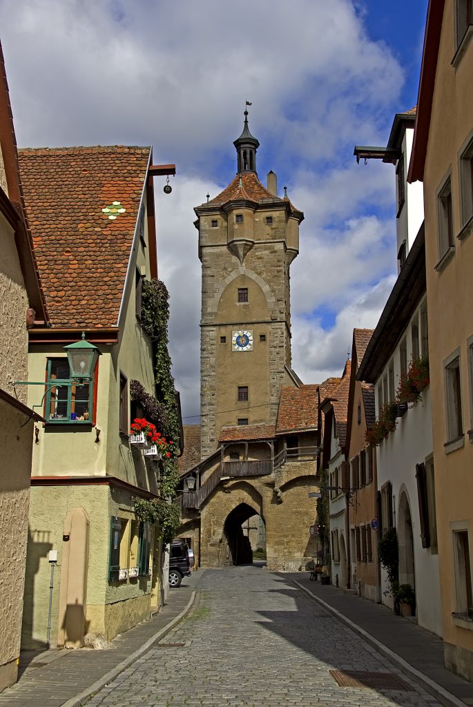 Torre Klingentor em Rothenburg ob der Tauber, Alemanha