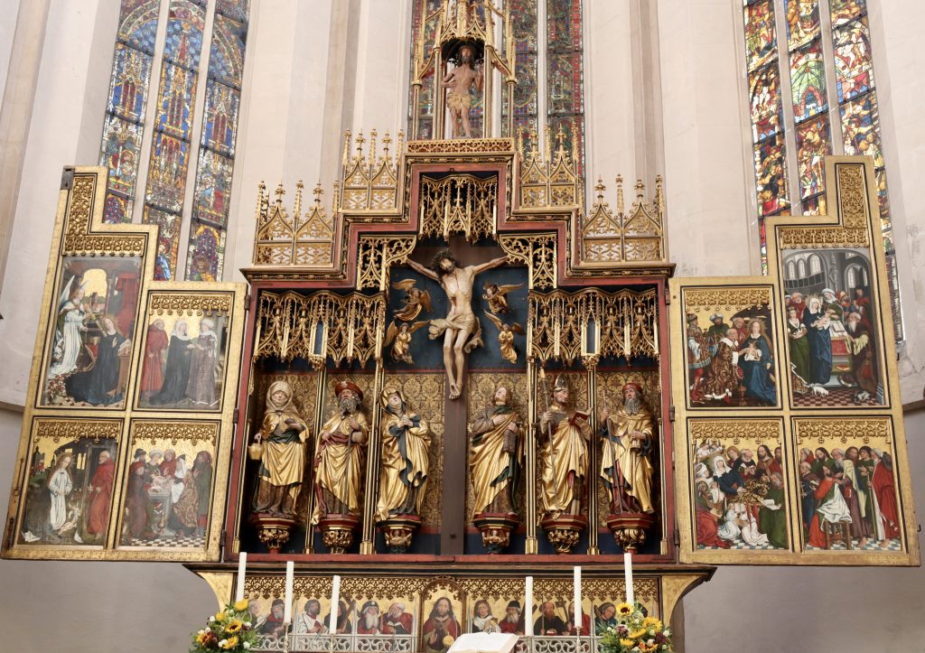 Altar dos Doze Apóstolos, Igreja de St. Jakob, Rothenburg ob der Tauber, Alemanha