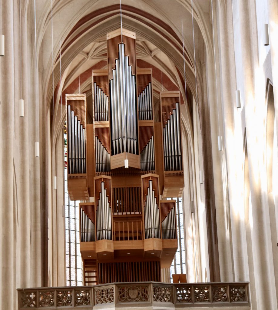 órgão da igreja de  St. Jakob  em Rothenburg ob der Tauber, Alemanha.