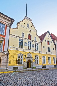 House of Blackheads in the Old city of Tallinn in Estonia