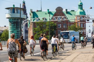 Copenhagen, Denmark in a summer day