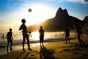 Ipanema beach, Rio de Janeiro, Brazil.