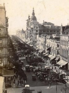 antiga Av Central (hoje Av Rio Branco), foto do site somentehistoria