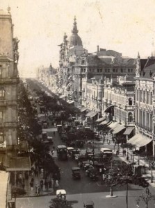 antiga Av Central (hoje Av Rio Branco), foto do site somentehistoria