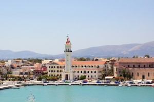 town of Zakynthos, Greece.