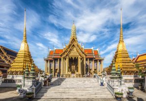 Temple of the Emerald Buddha, Bangkok, Thailand.