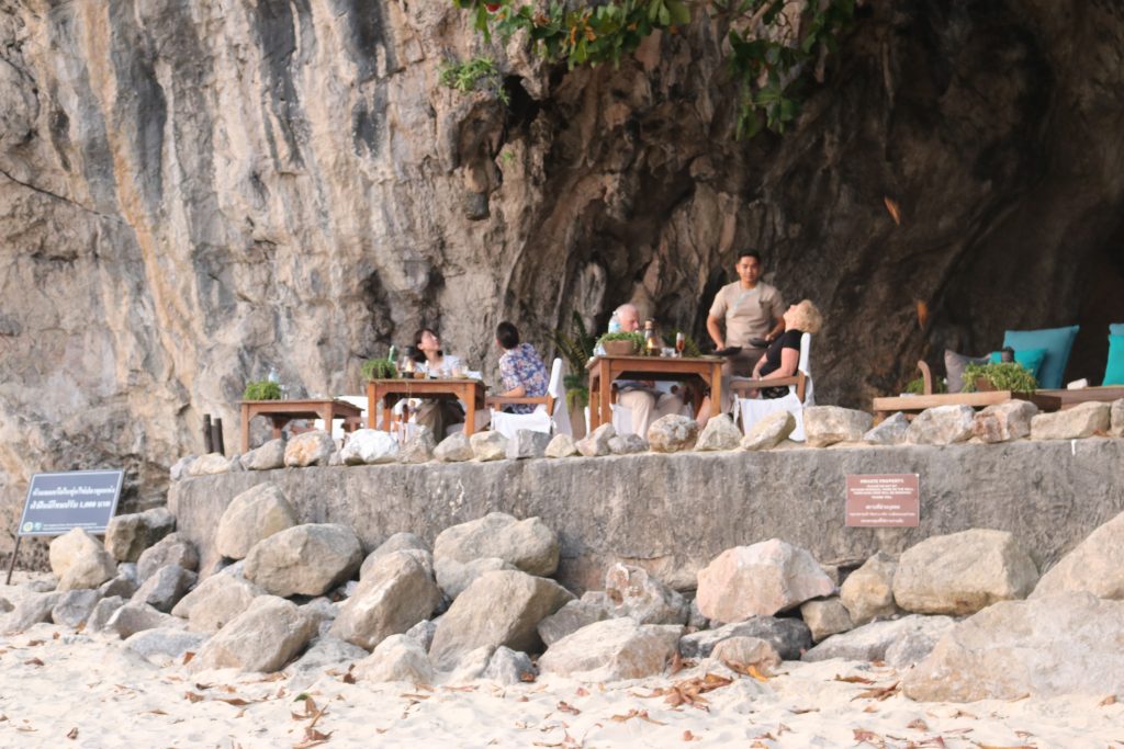 Restaurante The Grotto no Rayavadee Resort, Railay, Tailândia