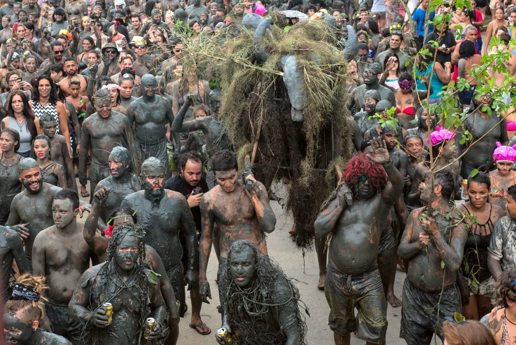 Bloco de Lama do Carnaval de Paraty, Rio de Janeiro, Brazil