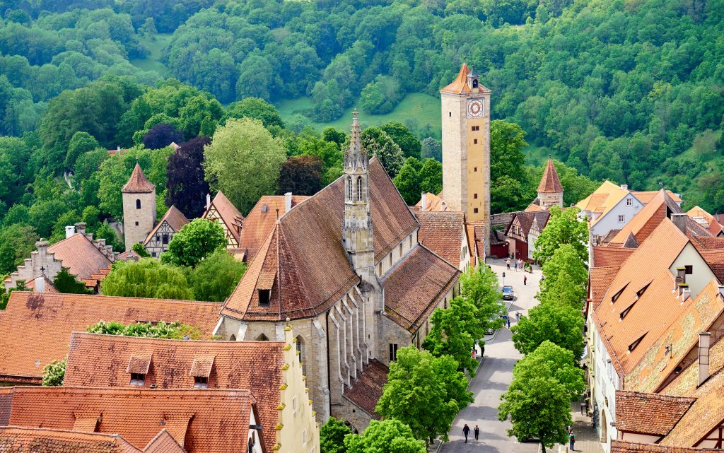 Franziskanerkirche, Rothenburg ob der Tauber, Alemanha