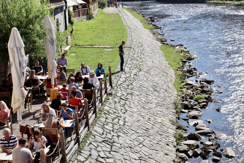 Restaurante em Český Krumlov, República Tcheca